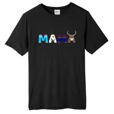 Frozen Dad And Mom Birthday Mama Family Party Snowman Tall Fusion ChromaSoft Performance T-Shirt