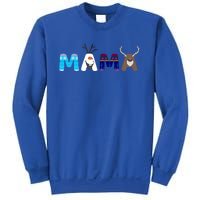 Frozen Dad And Mom Birthday Mama Family Party Snowman Sweatshirt