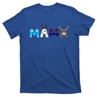 Frozen Dad And Mom Birthday Mama Family Party Snowman T-Shirt