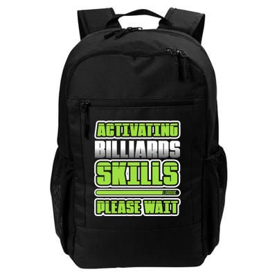 Father's Day Activating Billiards Skill Please Wait Funny Pool Gift For Dad Backpack