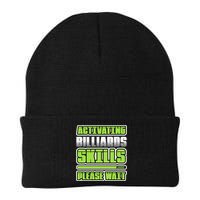 Father's Day Activating Billiards Skill Please Wait Funny Pool Gift For Dad Beanie