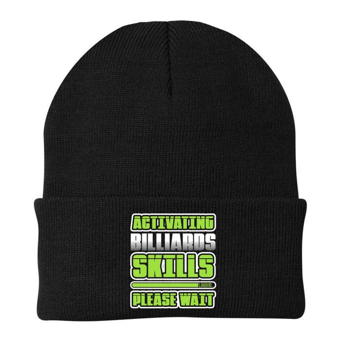 Father's Day Activating Billiards Skill Please Wait Funny Pool Gift For Dad Beanie