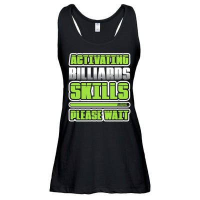 Father's Day Activating Billiards Skill Please Wait Funny Pool Gift For Dad Ladies Essential Flowy Tank