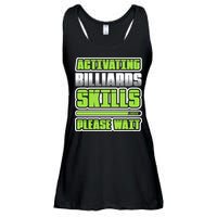 Father's Day Activating Billiards Skill Please Wait Funny Pool Gift For Dad Ladies Essential Flowy Tank