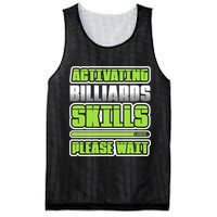 Father's Day Activating Billiards Skill Please Wait Funny Pool Gift For Dad Mesh Reversible Basketball Jersey Tank