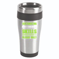 Father's Day Activating Billiards Skill Please Wait Funny Pool Gift For Dad 16oz Travel Tumbler