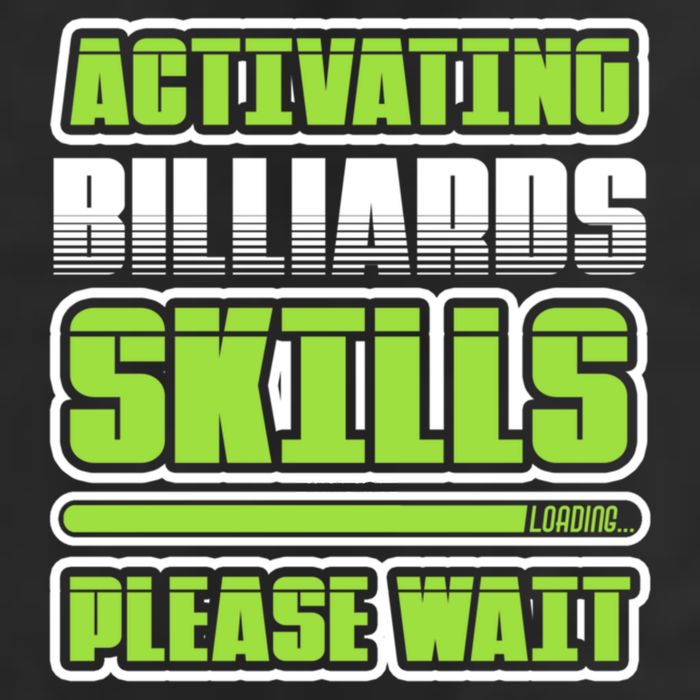 Father's Day Activating Billiards Skill Please Wait Funny Pool Gift For Dad Trucker Hat