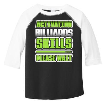 Father's Day Activating Billiards Skill Please Wait Funny Pool Gift For Dad Toddler Fine Jersey T-Shirt