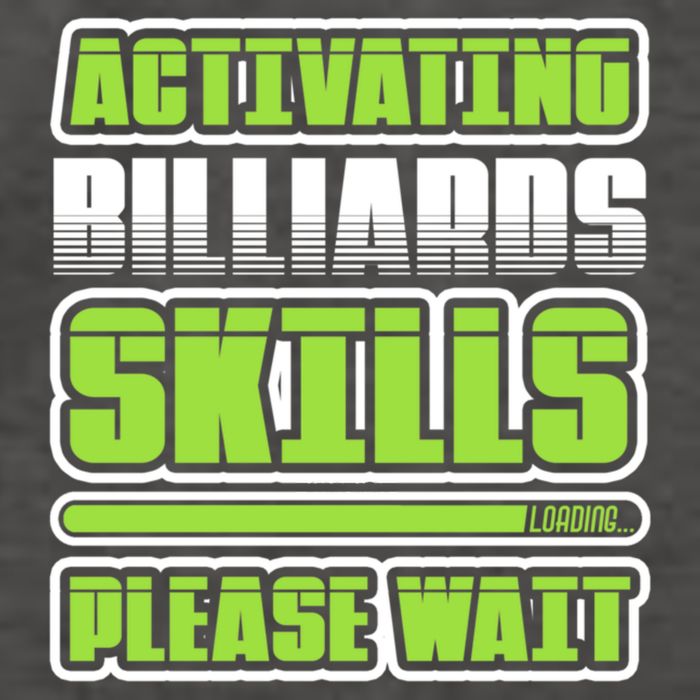 Father's Day Activating Billiards Skill Please Wait Funny Pool Gift For Dad Vector Backpack
