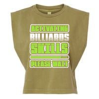 Father's Day Activating Billiards Skill Please Wait Funny Pool Gift For Dad Garment-Dyed Women's Muscle Tee