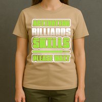 Father's Day Activating Billiards Skill Please Wait Funny Pool Gift For Dad T-Shirt
