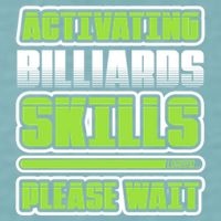 Father's Day Activating Billiards Skill Please Wait Funny Pool Gift For Dad Sueded Cloud Jersey T-Shirt