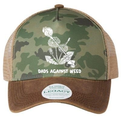 Funny Dads Against Weed Weed Wacker Dandelions Legacy Tie Dye Trucker Hat