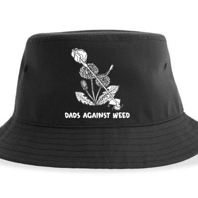 Funny Dads Against Weed Weed Wacker Dandelions Sustainable Bucket Hat