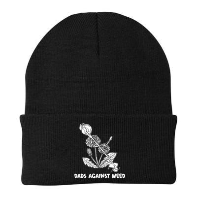 Funny Dads Against Weed Weed Wacker Dandelions Beanie