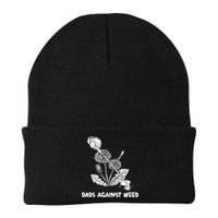Funny Dads Against Weed Weed Wacker Dandelions Beanie