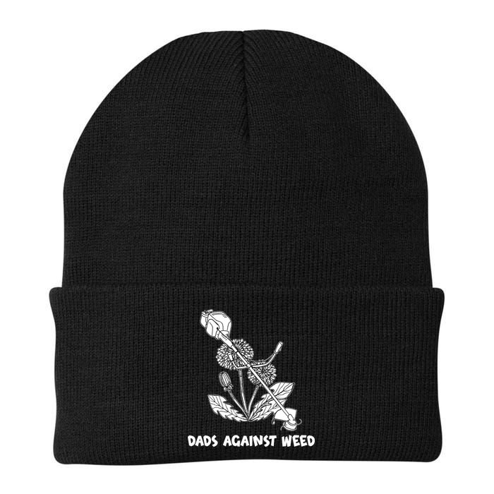 Funny Dads Against Weed Weed Wacker Dandelions Beanie