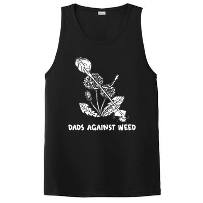 Funny Dads Against Weed Weed Wacker Dandelions PosiCharge Competitor Tank