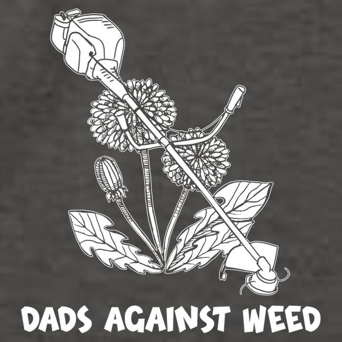 Funny Dads Against Weed Weed Wacker Dandelions Vector Backpack