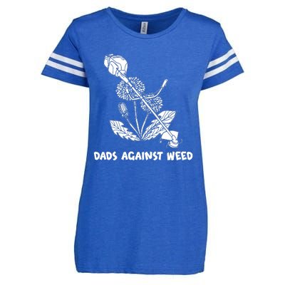 Funny Dads Against Weed Weed Wacker Dandelions Enza Ladies Jersey Football T-Shirt