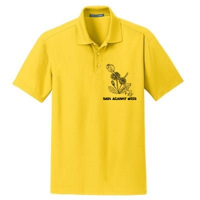 Funny Dads Against Weed Weed Wacker Dandelions Dry Zone Grid Polo