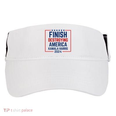 Finish Destroying America Kamala Adult Drive Performance Visor