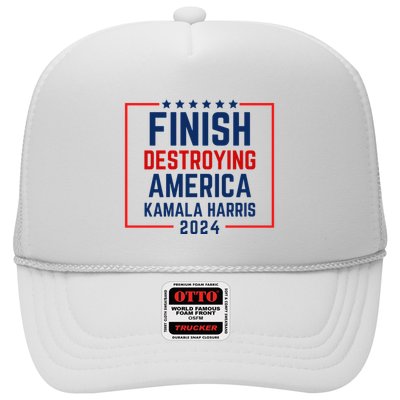 Finish Destroying America Kamala Trucker Hat