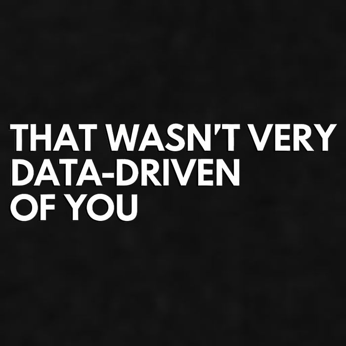 Funny Data Analyst That WasnT Very Data Driven Of You Ladies PosiCharge Tri-Blend Wicking Tank