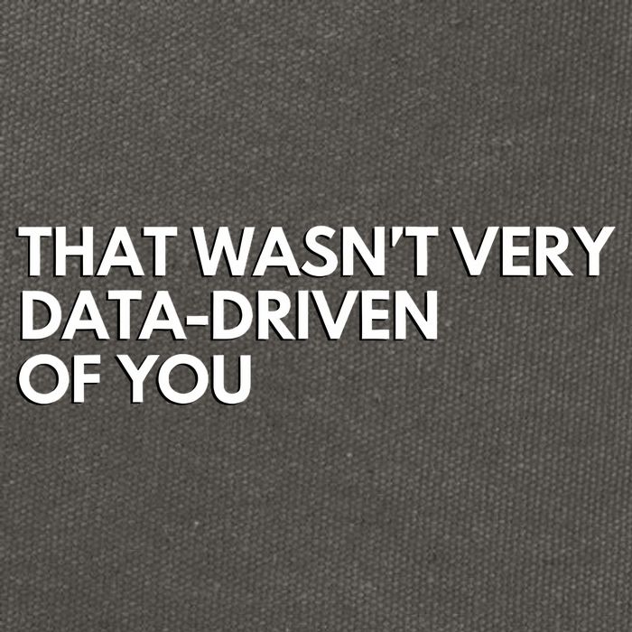 Funny Data Analyst That WasnT Very Data Driven Of You Cotton Canvas Backpack