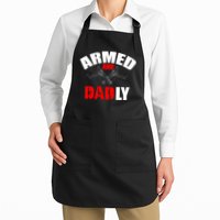 Fathers Day Armed And Dadly Deadly Funny For Dad Apron