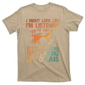 Funny Drummer Art For Drum Player Percussion Lover T-Shirt