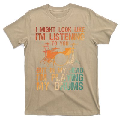 Funny Drummer Art For Drum Player Percussion Lover T-Shirt