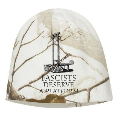 FASCISTS DESERVE A PLATFORM Kati - Camo Knit Beanie