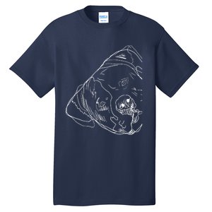 Funny Dog American Bulldog Tall T-Shirt