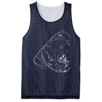 Funny Dog American Bulldog Mesh Reversible Basketball Jersey Tank