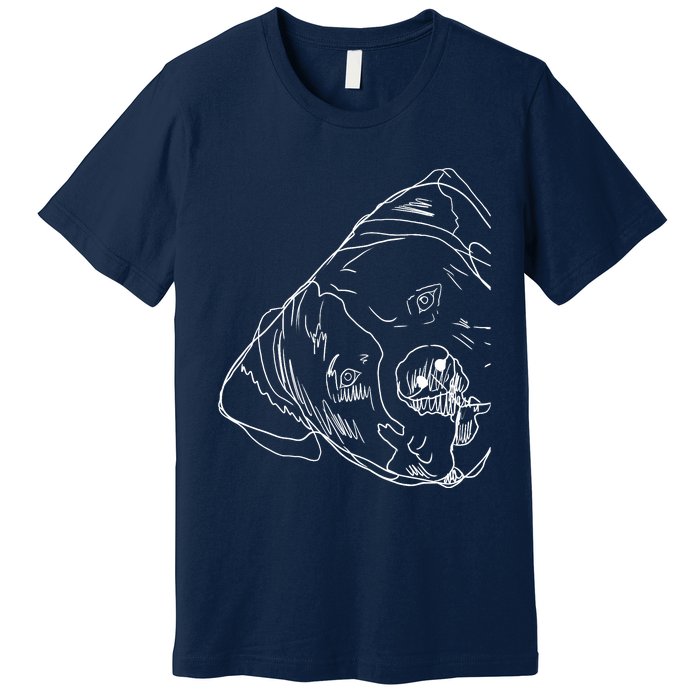 Funny Dog American Bulldog Premium T-Shirt