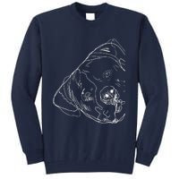 Funny Dog American Bulldog Tall Sweatshirt