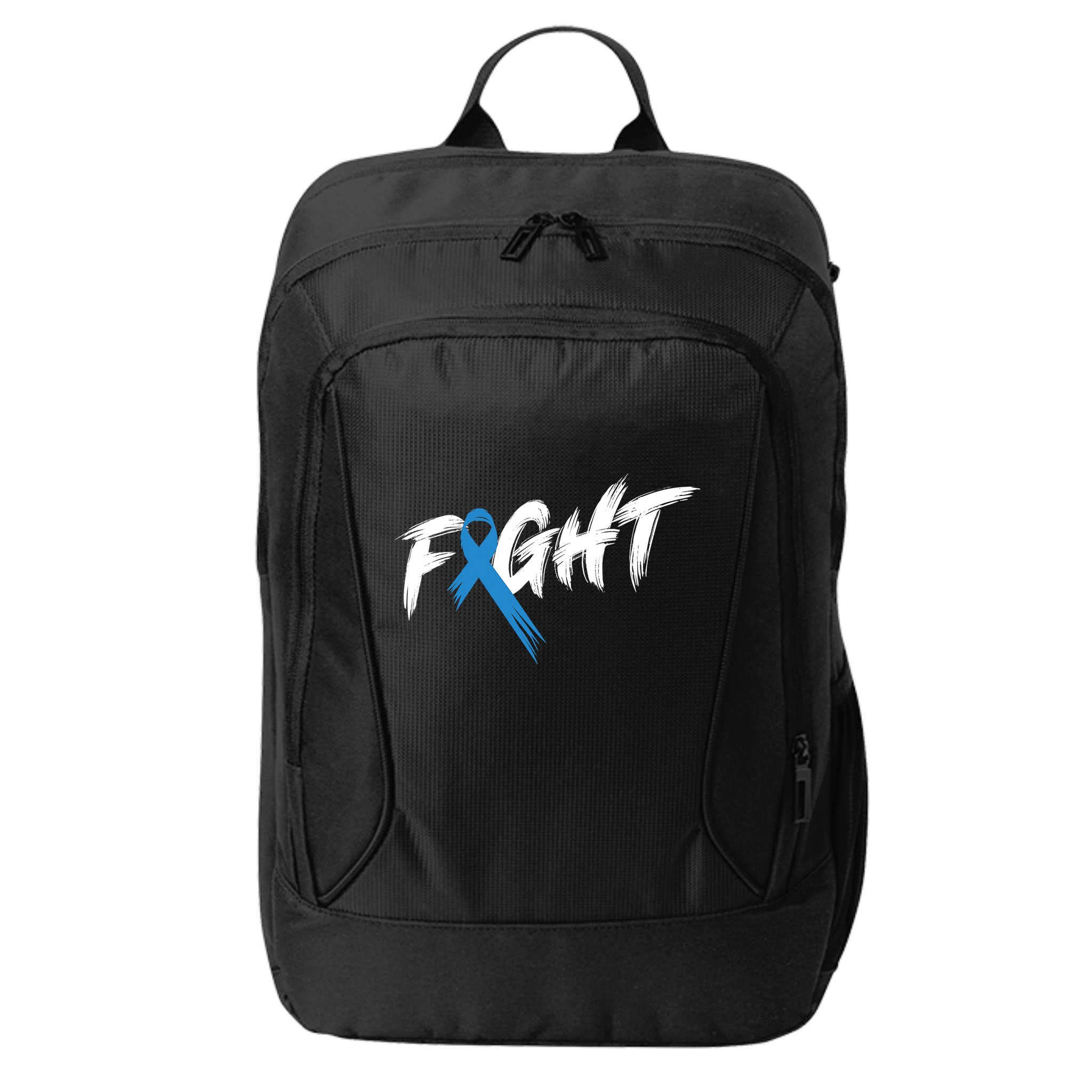 Funny Diabetes Awareness Month Fight Vintage T1 T2 City Backpack