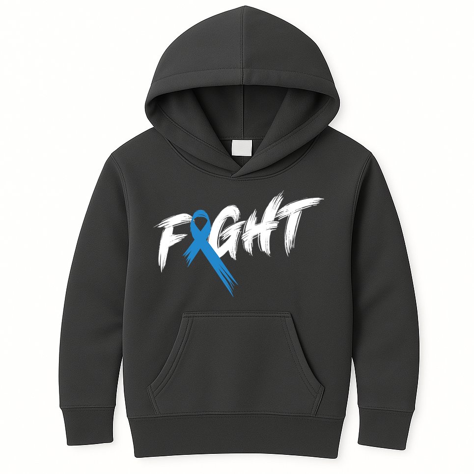 Funny Diabetes Awareness Month Fight Vintage T1 T2 Kids Hoodie