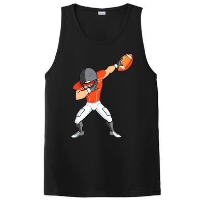 Footballer Dabbing American Football Funny Dab Gift PosiCharge Competitor Tank