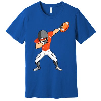 Footballer Dabbing American Football Funny Dab Gift Premium T-Shirt