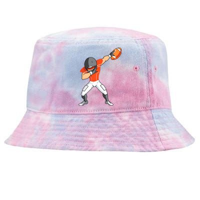 Footballer Dabbing American Football Funny Dab Gift Tie-Dyed Bucket Hat