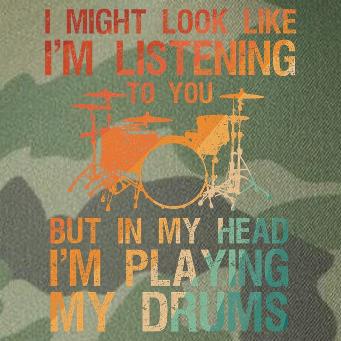 Funny Drummer Art For Drum Player Percussion Lover Legacy Tie Dye Trucker Hat