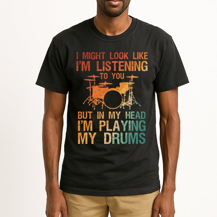 Funny Drummer Art For Drum Player Percussion Lover Tall T-Shirt