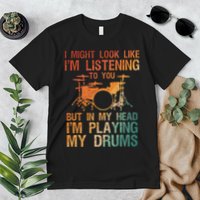 Funny Drummer Art For Drum Player Percussion Lover Premium T-Shirt