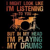 Funny Drummer Art For Drum Player Percussion Lover Premium T-Shirt