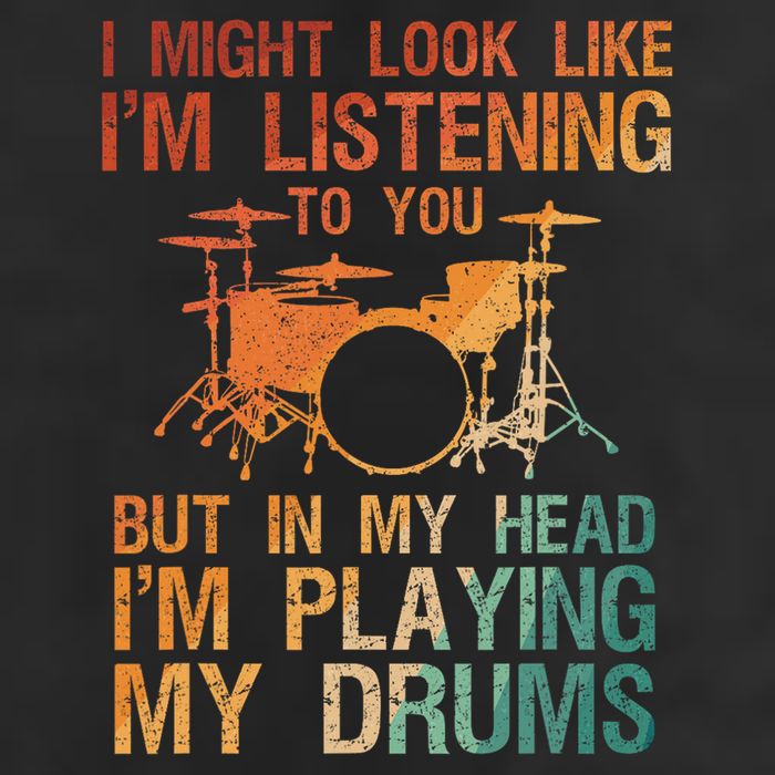 Funny Drummer Art For Drum Player Percussion Lover 25L Jumbo Tote