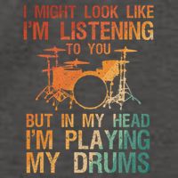Funny Drummer Art For Drum Player Percussion Lover Vector Backpack