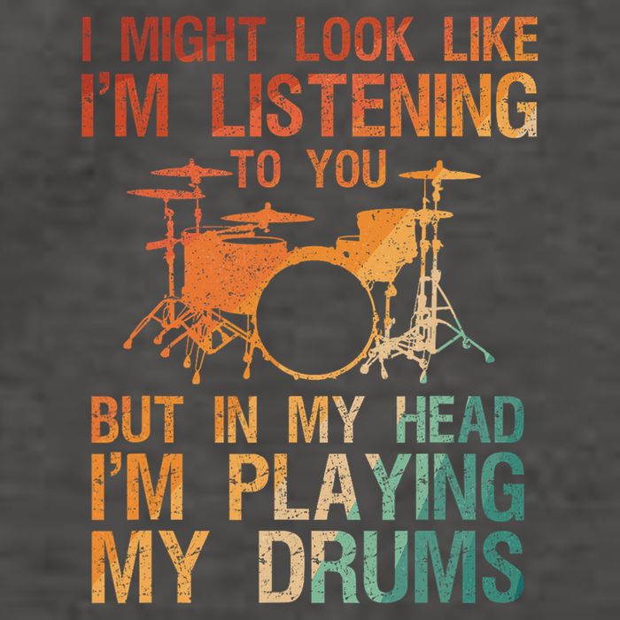 Funny Drummer Art For Drum Player Percussion Lover Vector Backpack