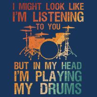 Funny Drummer Art For Drum Player Percussion Lover Infant Baby Jersey Bodysuit